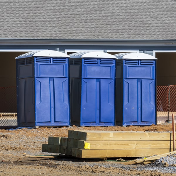 do you offer hand sanitizer dispensers inside the portable toilets in Evergreen LA